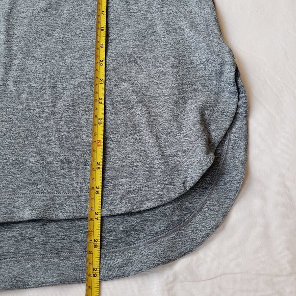 Athleta Uptempo Hoodie Sweatshirt Yoga Top In Metropolis Grey - Picture 9 of 13